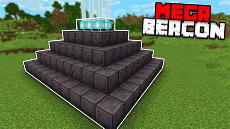 I Made A Full Mega Netherite Beacon In Minecraft Hardcore Youtube