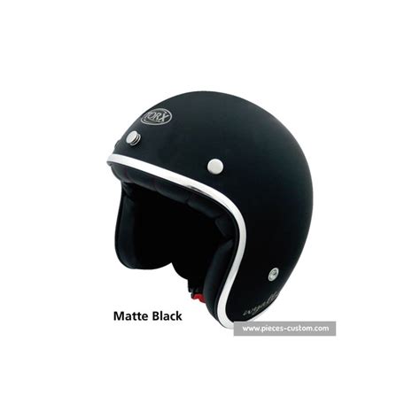 Casque De La Marque Torx Mod Le Wyatt Style Seventies Noir Mat Riding