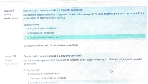 Examen 1 proceso administrativo uveg Preg unta 9 Correcta Puntúa 1 so