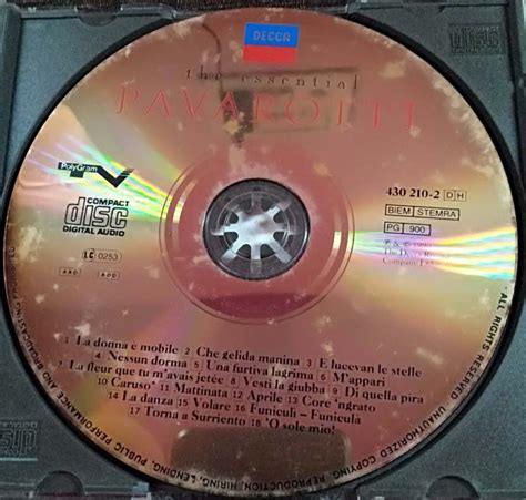 Pavarotti The Essential 1990 Compilation Pre Owned Decca Polygram