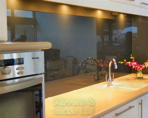 Bespoke Glass Splashbacks Example Glass Splashback Black Mirrors