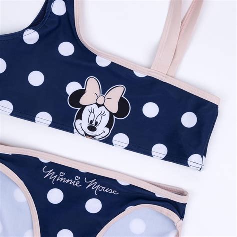 Bikini Azul Oscuro Inspirado En Minnie