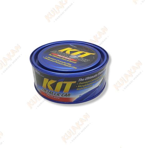 Jual Kit Kaleng Metalic Biru Paste Wax Metallic Car Poles Pengkilap