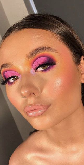 Pin By Bono O On Makeup Trends Colorful Eye Makeup Glam Makeup Look