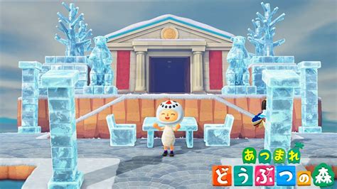 【あつ森】氷の神殿を作ってみた【あつまれ どうぶつの森】how To Make A Ice Temple Animal Crossing