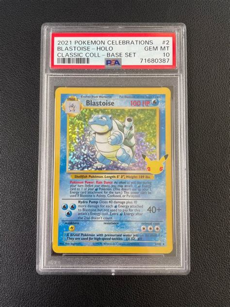 The Pok Mon Company Graded Card Psa Gem Mint Blastoise Catawiki