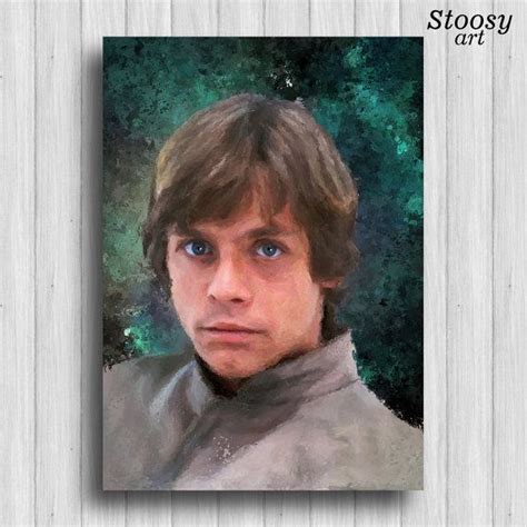 Luke Skywalker star wars art print | Star wars art print, Star wars ...