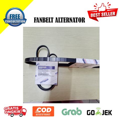 Fan Belt Tali Kipas Van Belt Vbelt Hyundai Accent Cakra Lazada Indonesia