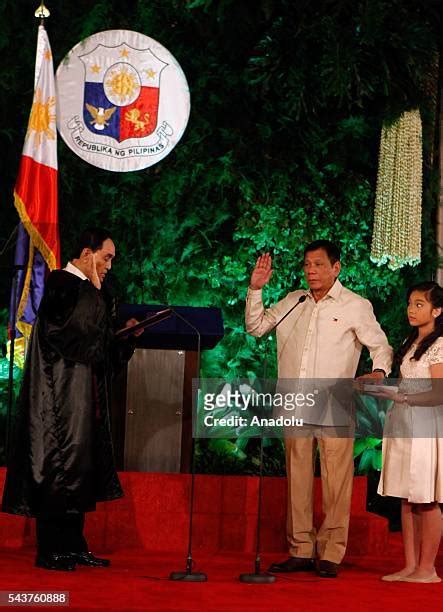 60 Rodrigo Duterte Sworn In As President Of The Philippines Stock