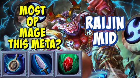 MOST OP MAGE THIS META RAIJIN MID GAMEPLAY SMITE SEASON 9 YouTube