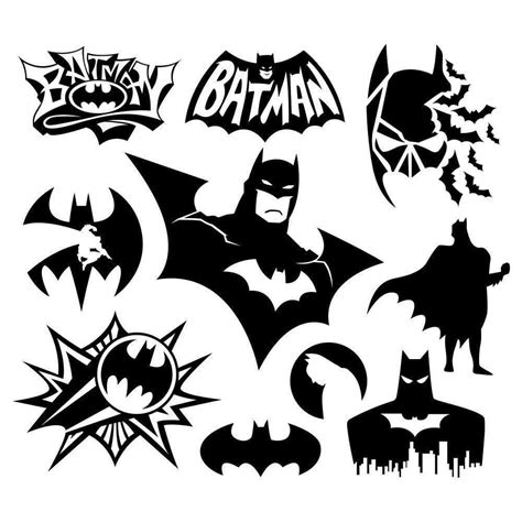 Batman Logo Stencil