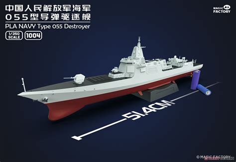 中国人民解放軍海軍 055型 駆逐艦 8 In 1 プラモデル その他の画像5