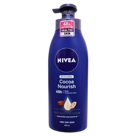 Buy Nivea Cocoa Nourish Oil In Lotion For Very Dry Skin 400 Ml Online At Best Price Creams