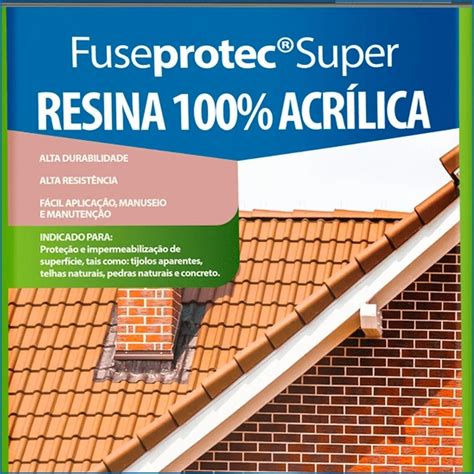 C S Construção Resina Acrílica Fuseprotec Super Fosca 3 6L Viapol