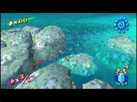 Super Mario Sunshine Gelato Beach Episode Red Coins In The Coral