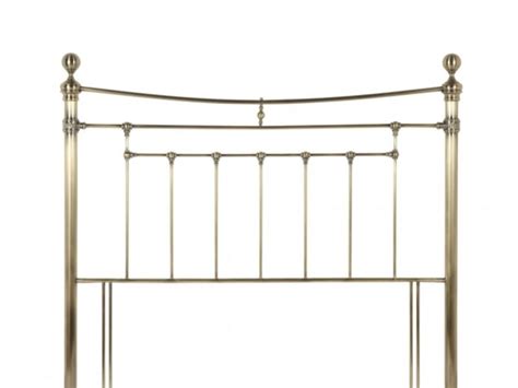 Serene Edmond 5ft King Size Brass Metal Headboard By Uk Bed Store