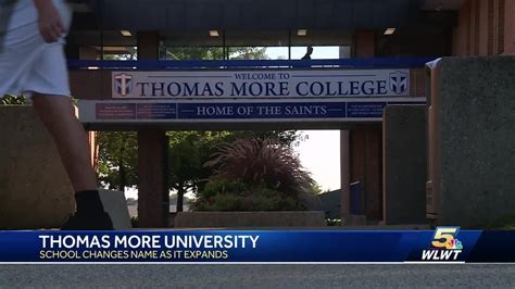 Thomas More College Becomes Thomas More University Youtube