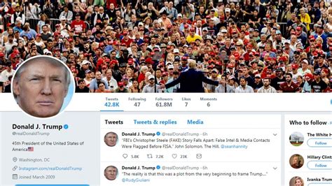 Trump Blocking Twitter Critics Unconstitutional Court Rules BBC News