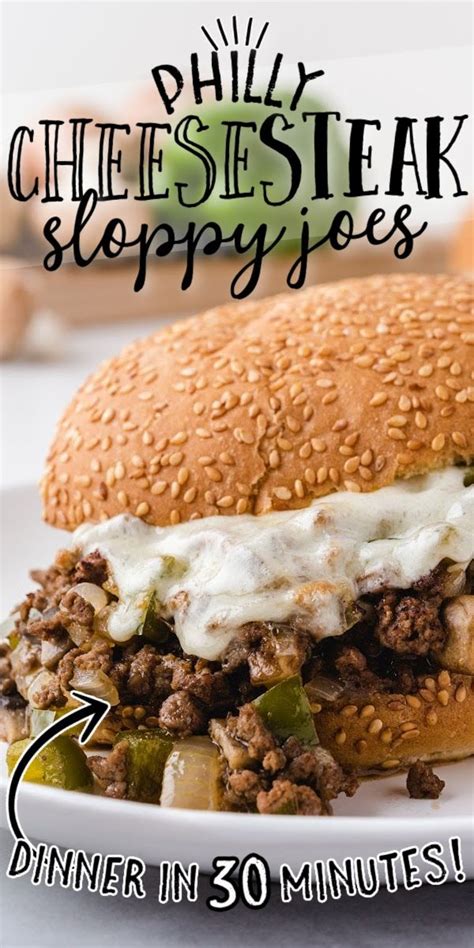 Philly Cheesesteak Sloppy Joes Artofit