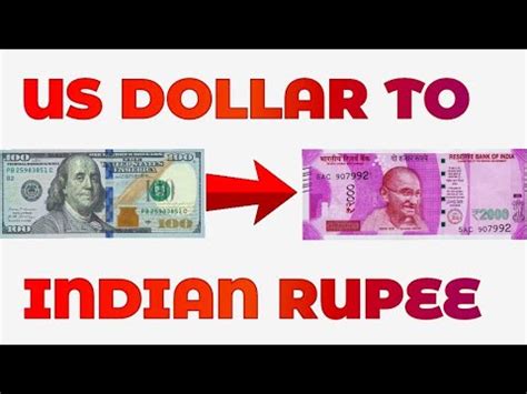 US Dollar To Indian Rupee Exchange Rate Today Dollar To Rupees USD