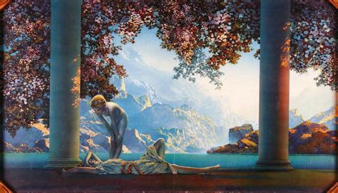 Maxfield Parrish - Daybreak (1922) : r/museum