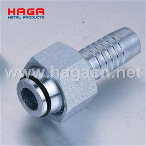 China Bsp Female Degree Cone Double Hexagon Hydraulic Hose Fitting