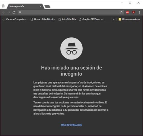 Cómo usar el modo incógnito en Google Chrome Informática Para