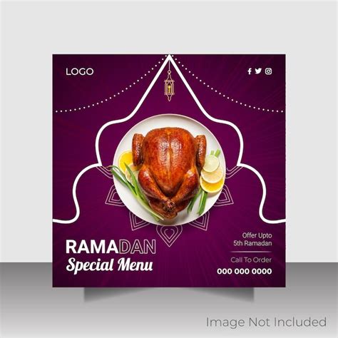 Premium Vector Social Media Post Design For Ramadan Special