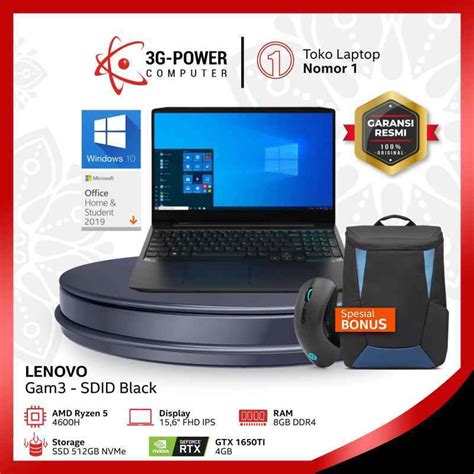 Jual Lenovo Ideapad Gaming 3 15arh05 Sdid Gaming Laptop Ryzen 5