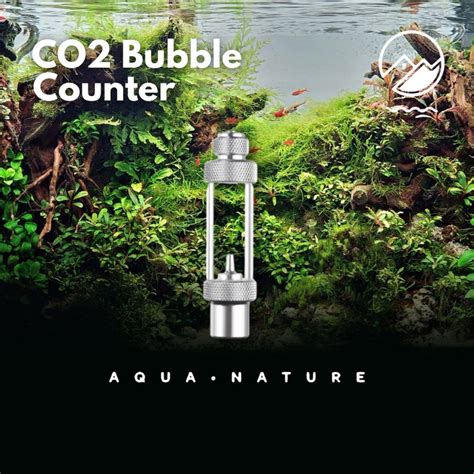 Co2 Bubble Counter With Built In Check Valve Co2 Equipment Aquarium