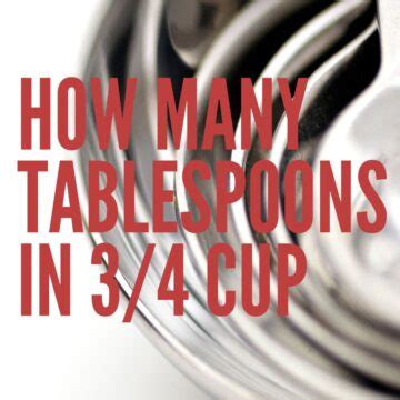 How Many Tablespoons In Cup Baking Like A Chef