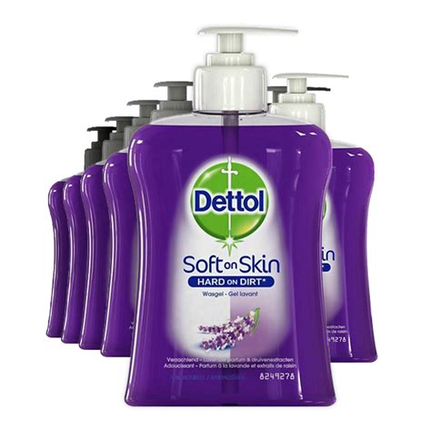 St Dettol Soft On Skin Lavendel Druivenextract Handzeep Ml