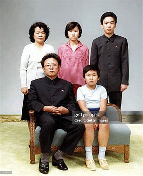 North Korean leader Kim Jong Il, , poses with his first-born son Kim ...