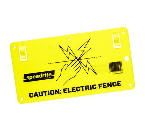 Electric Fence Warning Sign - FarmFencing.ca