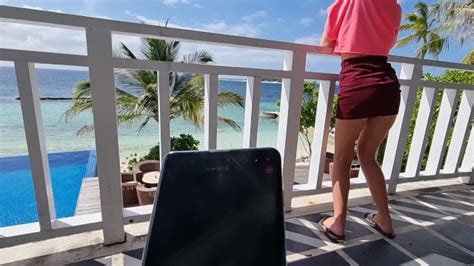 I Control Her Pussy In Public With A Lovense Lush She Moans And Is