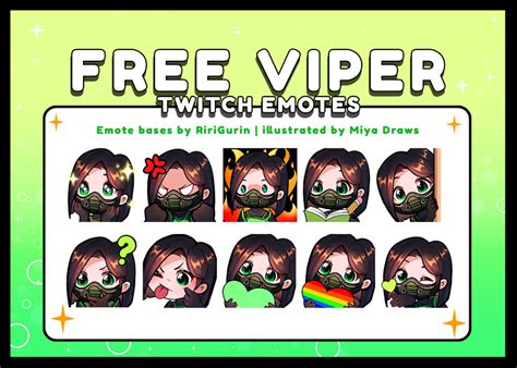 Free Valorant Viper Emotes Miya Draws S Ko Fi Shop Ko Fi Where