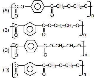 Which is the correct structural formula for terylene? - Sarthaks ...