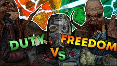 Stalker Gamma Duty Vs Freedom Edition Youtube