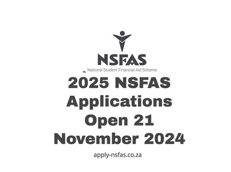 2025 NSFAS Applications Open 21 November 2024 Nsfas Org Za