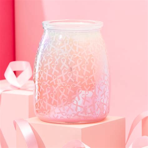 Scentsy Breast Cancer Warmer Hope Strength Love Charity Warmer