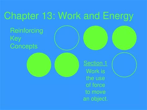 PPT - Chapter 13: Work and Energy PowerPoint Presentation, free ... 