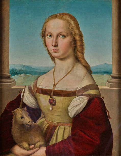 Lady With A Unicorn By Raphael Daily Dose Of Art