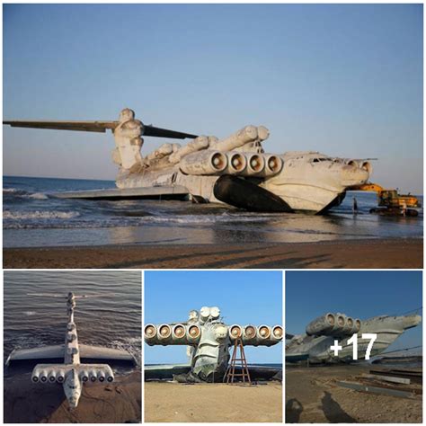 Monster Of The Caspian Sea A Legendary Plane Rusting Away On A Beach