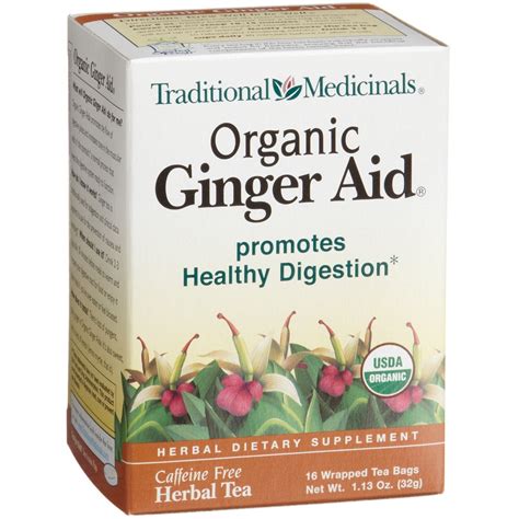 Traditional Medicinals Organic Ginger Aid Tea Lady