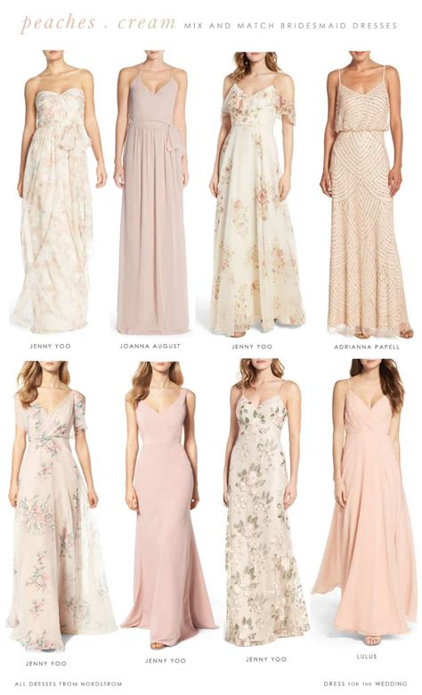 Peach Floral Bridesmaid Dresses Dresses Images 2022