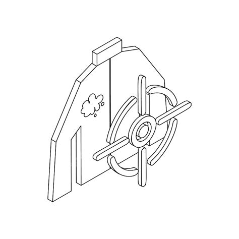 Hình ảnh Vẽ Biểu Tượng Mục Tiêu Quả Bóng Sơn Trong Phong Cách 3d Isometric Bị Cô Lập Trên Nền