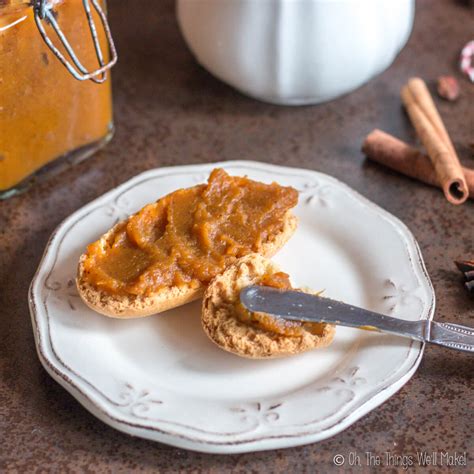 Easy Spiced Pumpkin Butter Recipe Oh The Things Well Make