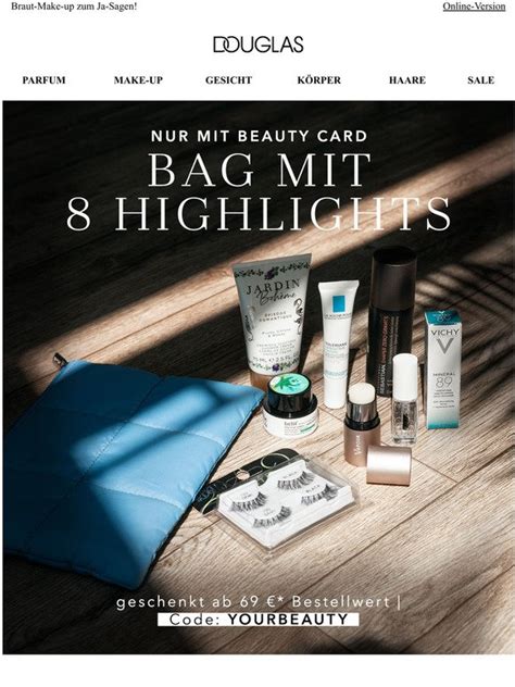 Douglas Bag Mit 8 Highlights Als Beauty Card Geschenk Milled