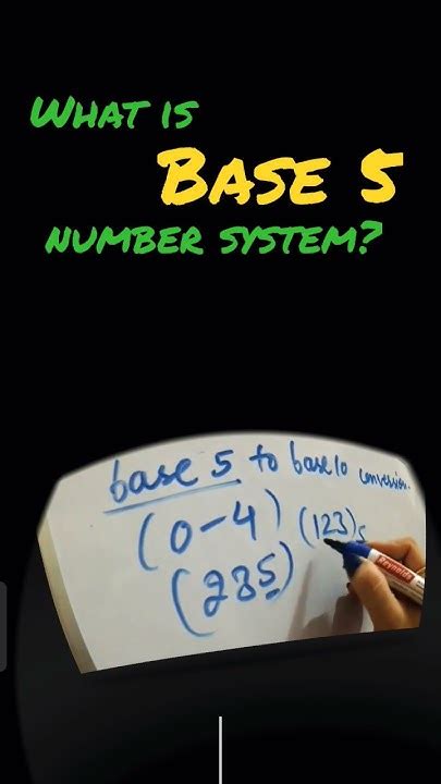 Base 5 Number System 🛑🛑for Full Video Check The Link In Description Box