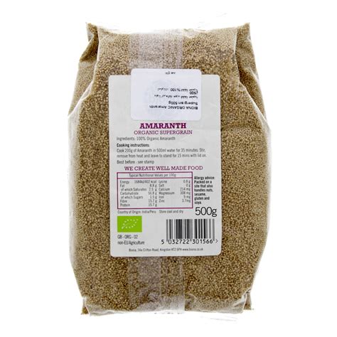 Biona Organic Amaranth Super Grain 500 G Online At Best Price Organic